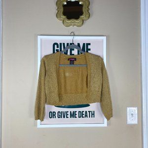 2000s Silk Sparkly Cardigan